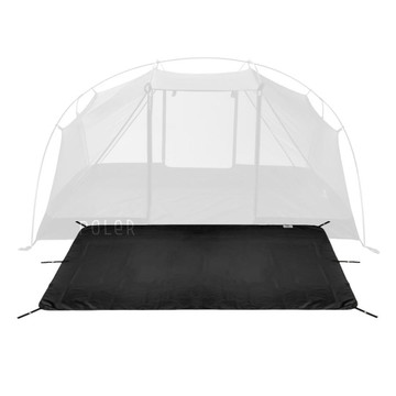POLER 2 MAN MAGICAL TENT FOOTPRINT 雙人帳專用防潮地墊  / 地布 /  黑色  / 限量商品