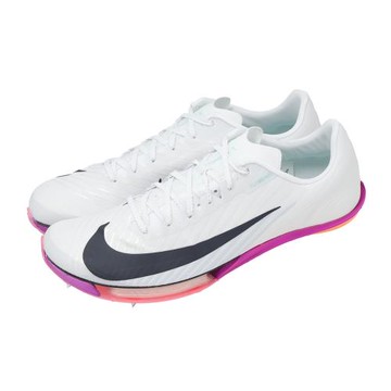 Nike 田徑釘鞋 Air Zoom Maxfly 2 男鞋 白 粉 氣墊 推進 抓地  FD8395-100