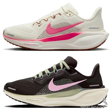 Nike 慢跑鞋 女鞋 PEGASUS 41 椰奶白/黑【運動世界】FD2723-107/FD2723-009