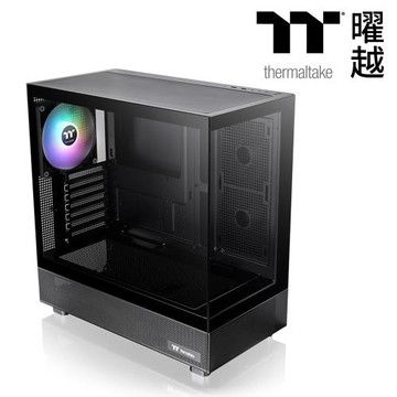 【Thermaltake 曜越】光透 View 270 TG ARGB 強化玻璃中直立式機殼｜黑色