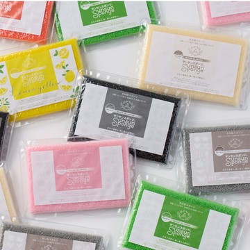 Dainichi - Sunsunsponge海綿菜瓜布-粉彩四件組