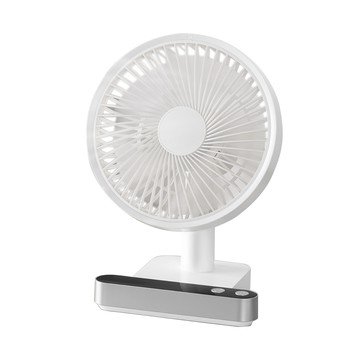 其他品牌 【Mavoly 美樂麗】無印風USB風扇 6吋 F-0702 夾式風扇 電池大容量 小風扇 桌上型風扇 電風扇
