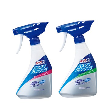 日本獅王浴槽免刷洗瞬效噴霧500ml 清新柑橘