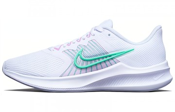 WMNS DOWNSHIFTER 11 WHITE SIGNAL GREEN