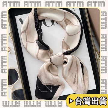 🔥臺灣出貨🔥可開發票✅輕飾時光法式蝴蝶結小方巾新款70絲巾女氣質百搭復古圍巾春秋薄款裝飾領巾