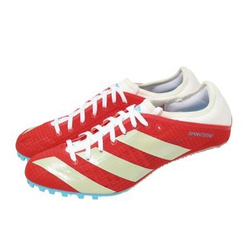 adidas 愛迪達 田徑釘鞋 Sprintstar 男鞋 紅 米白 輕量 抓地 跑鞋 GY3537