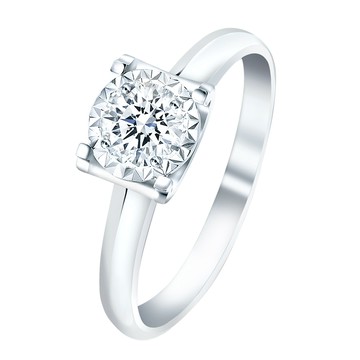 King Star GIA 30分 D VVS2 鉑金台 天然鑽石 雋永鑽戒 (3 Excellent極優 八心八箭)