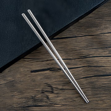 上手家居 不鏽鋼鍍鈦筷子  23 x 4cm  銀色  1雙