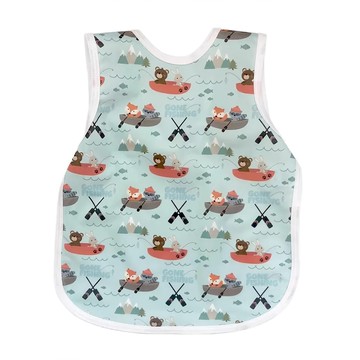 BAPRON BABY 圍兜裙 寶寶用餐好幫手 舒適柔軟材質  釣魚攻略  1入  1件