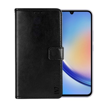IN7 瘋馬紋 Samsung Galaxy A34 5G (6.6吋) 錢包式 磁扣側掀PU皮套 吊飾孔 手機皮套保護殼