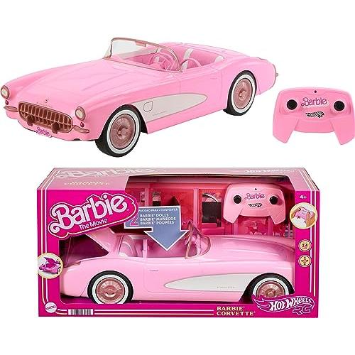 ホットウィールRCバービーコルベット、Barbie The Movieの電池式