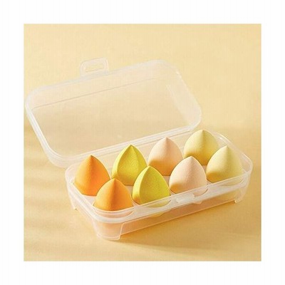 多機能メイクアップスポンジ スポンジパフ ウェットパフとドライパフ 美容卵 化粧道具パウダーパフ 卵収納ボックス付き8個 粉色 通販 Lineポイント最大get Lineショッピング