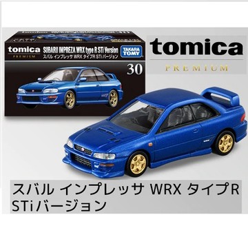 🔥玩具🔥TOMICA 正版  多美 黑盒 Subaru 速霸陸 WRX STi EJ20 NO.30 小車