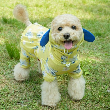 【PEANUTS】史努比小白花多合一連身服  (寵物服飾 寵物衣服)