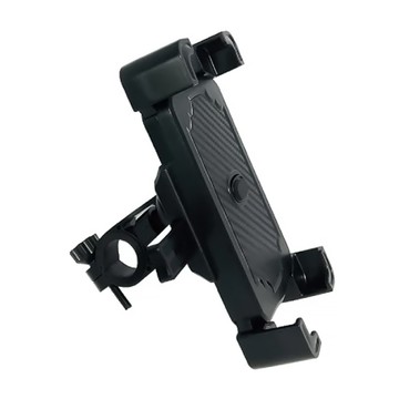 機車手機架 車把款 G544，ABS+鋁合金材質，四爪鎖緊  黑色