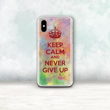 永不放棄 二戰標語系列 支援各品牌手機殼CSAW04