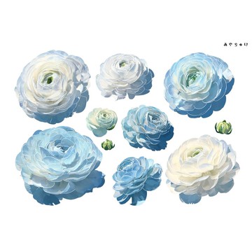 【10月新品4】20-22-0039 裁切紙・拼貼素材 陸蓮花