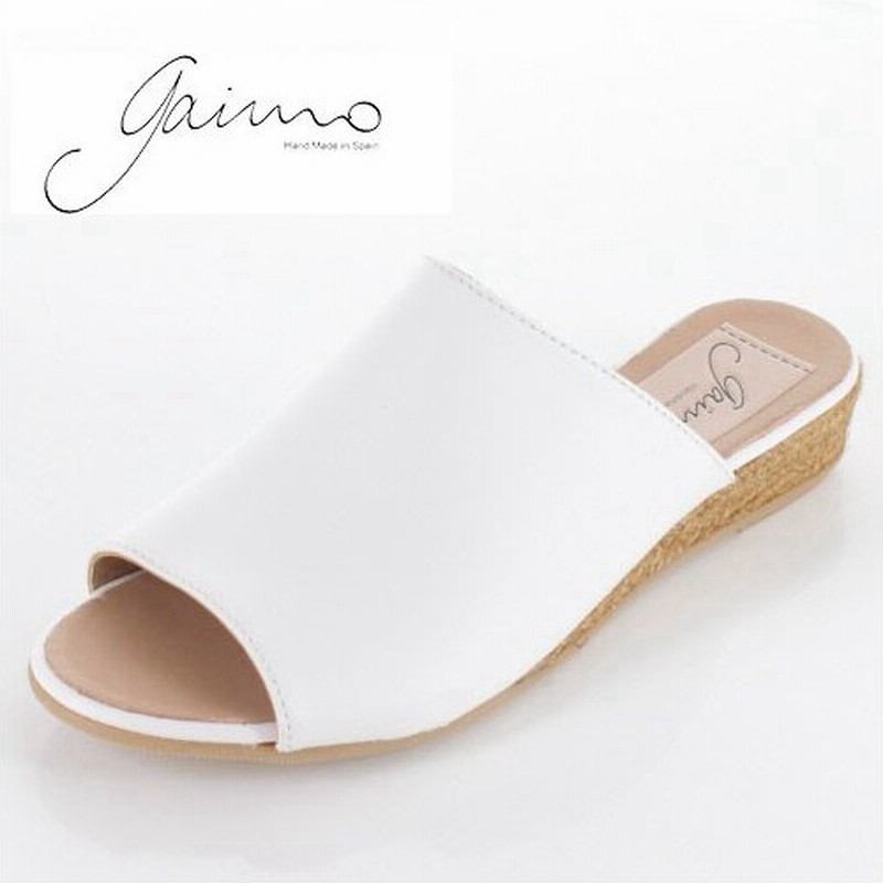 Gaimo ガイモ サンダル エスパドリーユ ジュート 靴 本革 レディース 9402 Nissan ホワイト 白 セール 通販 Lineポイント最大0 5 Get Lineショッピング
