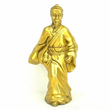 銅工藝品 銅華佗  銅華佗銅像 神醫華佗擺件