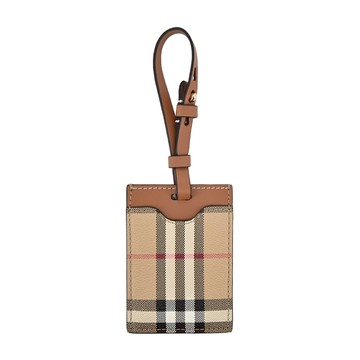 BURBERRY 經典格紋行李吊牌(典藏米色)_廠商直送
