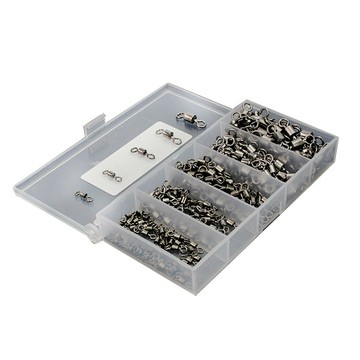 Like Me Amsan Korea 旋轉轉環 250入盒裝組  250個裝  1套  9cm  10cm  1.2cm  1.3cm  1.5cm