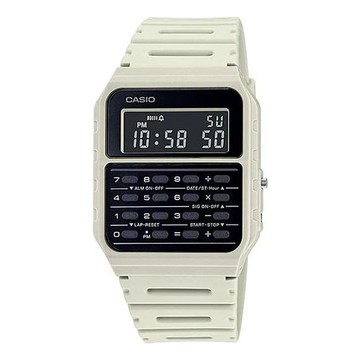 CASIO Unisex YOUTH Calculator Multi-function Waterproof Unisex Mens White Digital