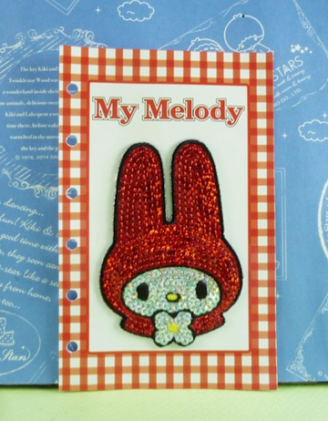 【震撼精品百貨】My Melody 美樂蒂~貼紙_頭_造型