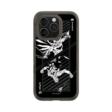 iPhone 16 Pro AirX 本質黑 - Batman 蝙蝠俠 - 小丑與蝙蝠俠撲克牌