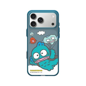 iPhone 17 Pro Max Clear (相機按鈕) 夜幕藍 - 三麗鷗-人魚漢頓 Hangyodon - 降落傘