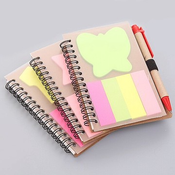 A6便條筆記本 便利貼記事紙條 線條作業本 原子筆口袋書 文具用品