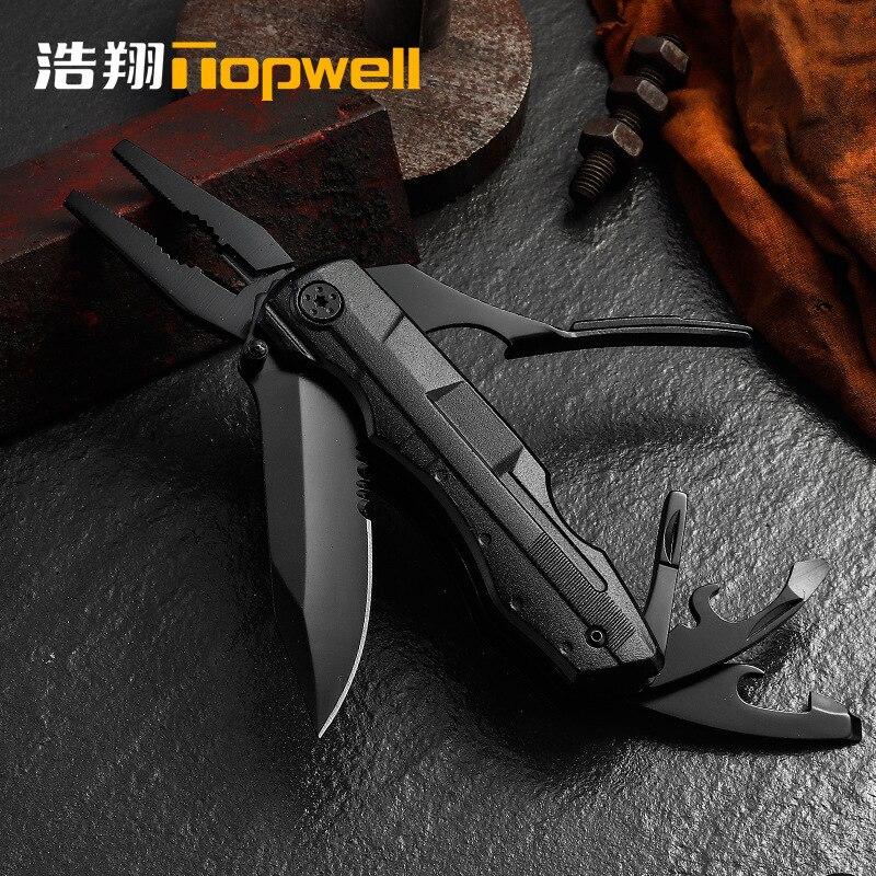 Topwell-多機能折りたたみナイフ 屋外戦術的なサバイバル ハイキング 修復 ツール 組み合わせ