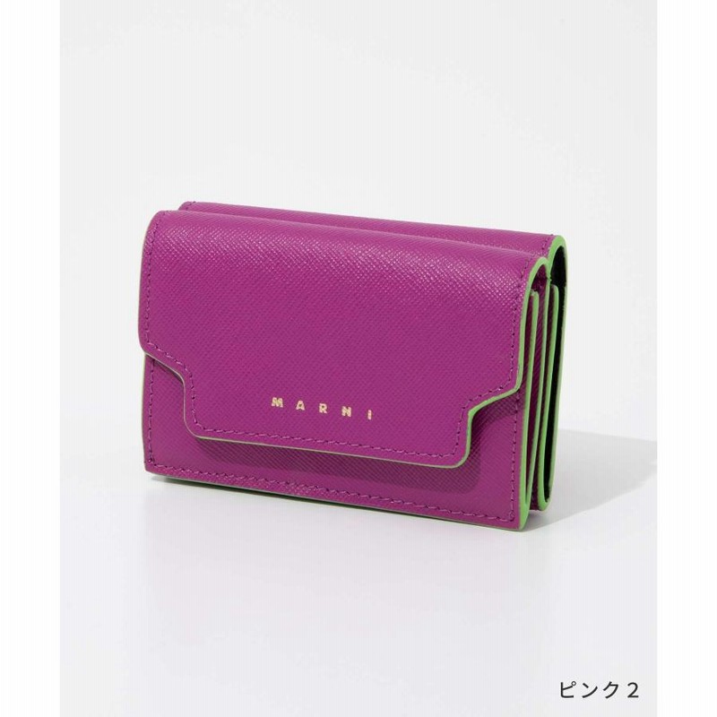 マルニ MARNI 三つ折り財布 PFMOW02U07 LV520 レディース 財布