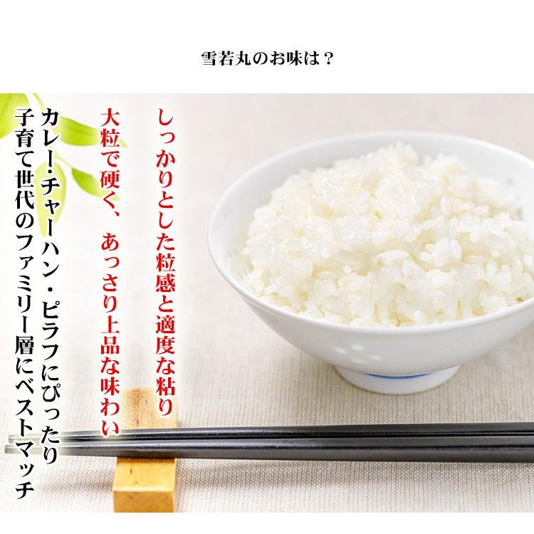 新米 無洗米 2kg 送料別 雪若丸 ゆきわかまる 山形県産 令和5年産 米 2キロ お米 あす着く食品