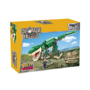 邦寶積木 侏儸紀系列 台灣奇美塑膠原料製造 安全無毒 與市面上販售之積木規格相容  暴龍 多色  1盒