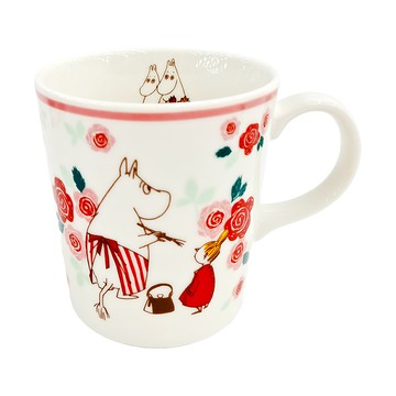 yamaka 山加商店 陶瓷馬克杯 300ml 日本原產  MOOMIN 白色  1個