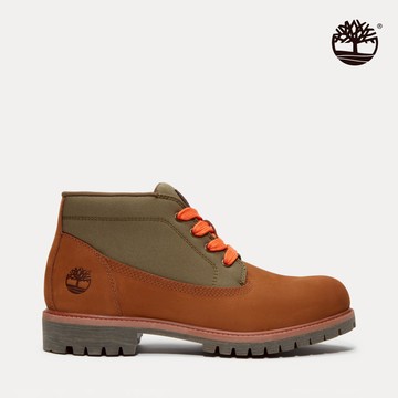 【網路限定】Timberland 男款棕色Timberland Premium中筒靴|A431HEM5