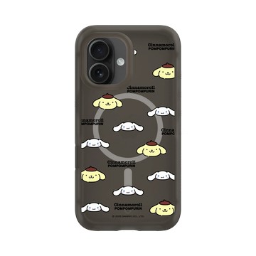 iPhone 16 AirX 本質黑 - 三麗鷗-布丁狗＆大耳狗綜合圖 Mix Characters - 單頭貼紙