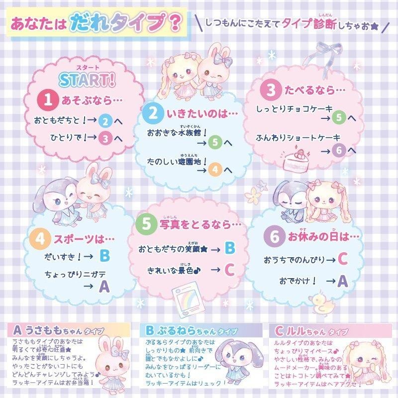 ぬいぐるみ うさぎ 着せ替え プチマスコット Sサイズ おしゃべり ぷる