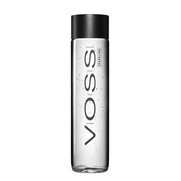 現貨免運【VOSS芙絲】挪威頂級氣泡水(800mlx12入)-時尚玻璃瓶 VOSS