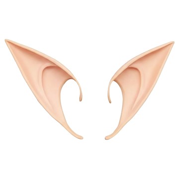 萬聖派對變裝 精靈造型耳朵  深色  1組  7 x 3.5cm