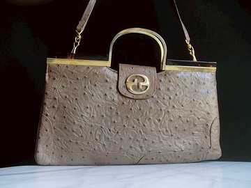 【老時光 OLD-TIME】早期少見二手老包歐美進口肩背包