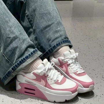 NIKE AIR MAX 90 白粉 氣墊 運動 女鞋 FD4328-110