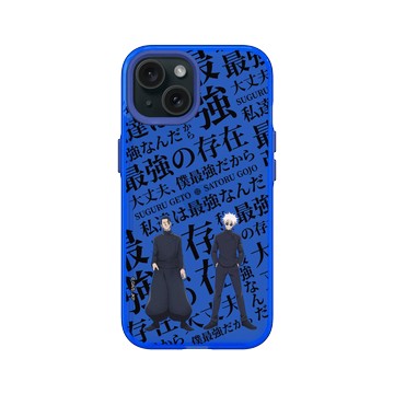 iPhone 15 Clear 激光藍 - Jujutsu Kaisen 咒術迴戰 S2 - 懷玉・玉折角色系列-最強組合