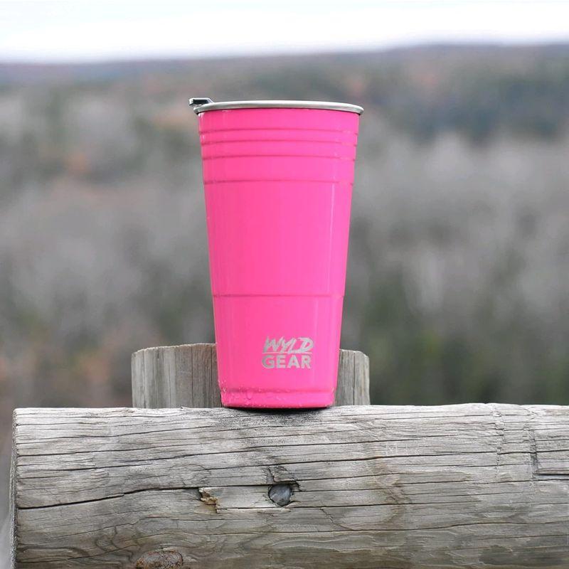 ワイルドギア WYLD GEAR タンブラー CUP 24oz ワイルドカップ 710ml キャンプ Pink