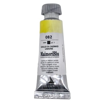MaIMeRI 美利 管狀水彩 S3 082 鉻檸檬黃 CADMIUM YELLOW LEMON  12ml  1色