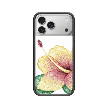 iPhone 17 Pro Max Mod NX -邊框背蓋組合 (相機按鈕) 黑 - MOLECULARTS - 朱槿花