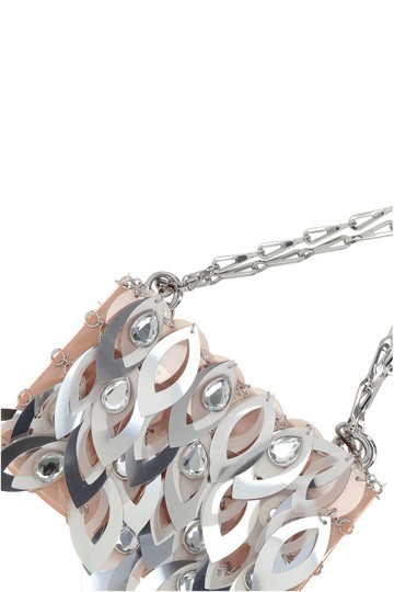 Rabanne Nano Sparkle Leave Shoulder Bag