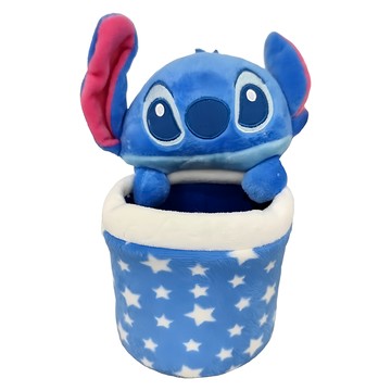 U-House 樺新 史迪奇桌上置物桶 20.5 x 10cm  史迪奇 藍色  1組