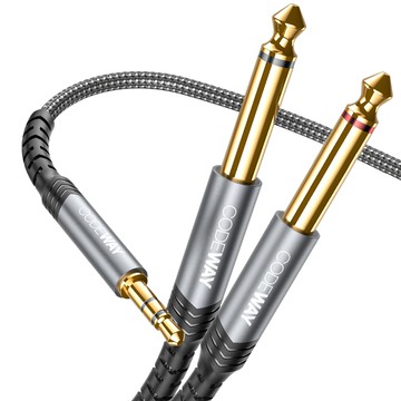 CODEWAY 3.5mm轉雙5.5mm 分接連接線  WA35255-3M  1條