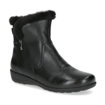 CAPRICE BLACK CASUAL CLOSED BOOTIES 黑色女款鞋子